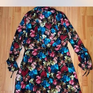 Zara Blue and Pink Long Sleeve Romper